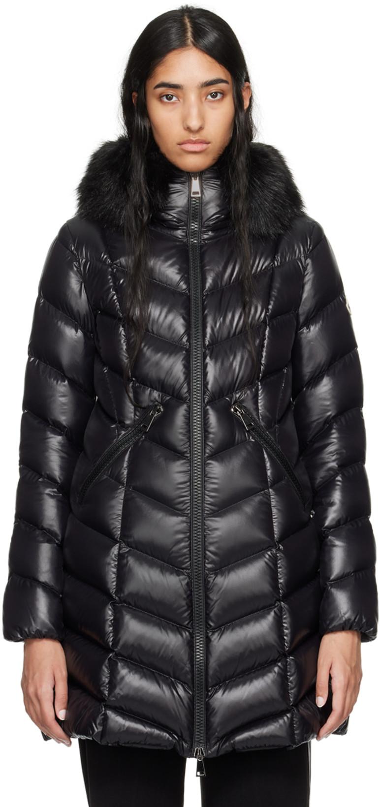 Black Fulmarus Down Coat by MONCLER