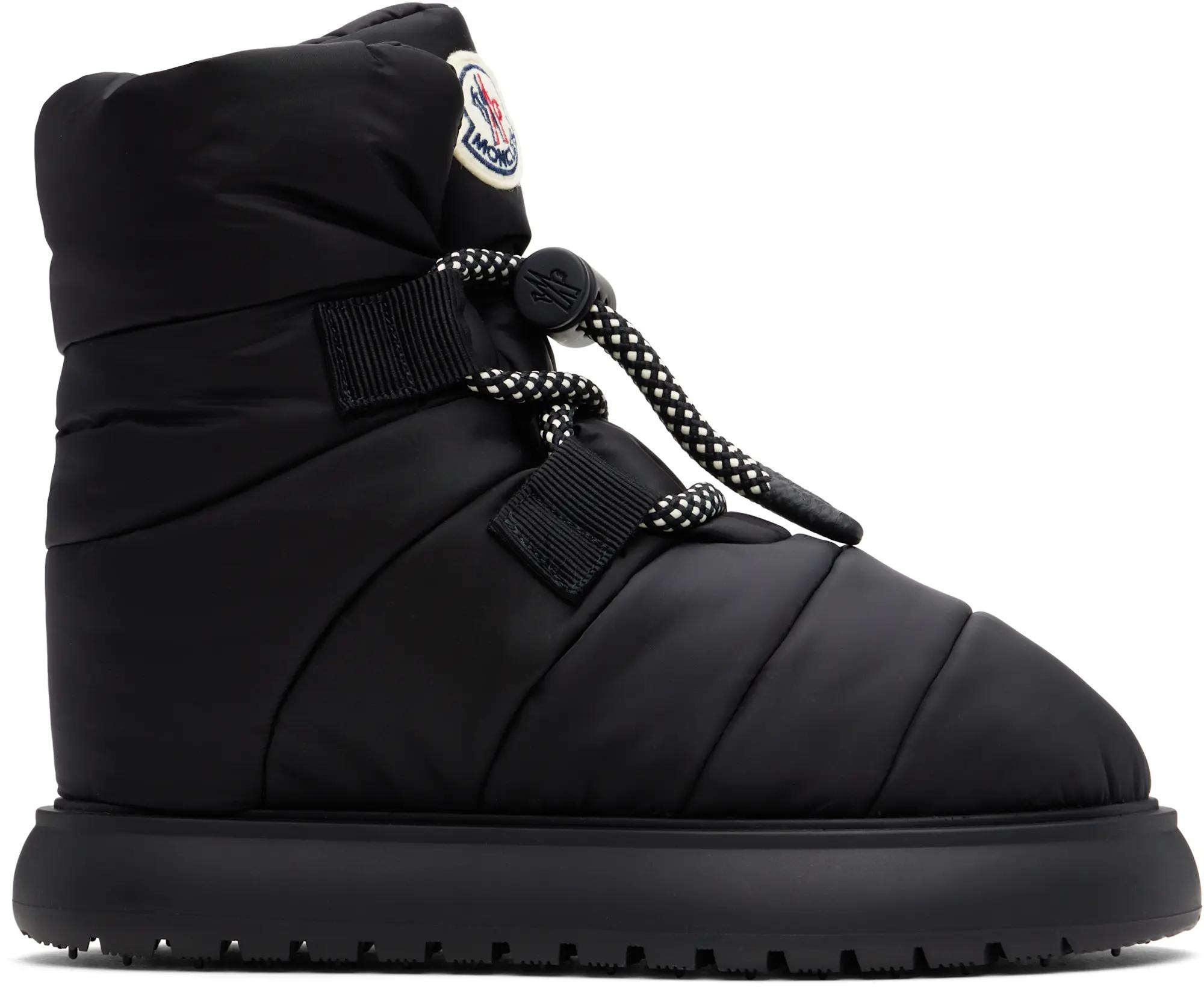 Black Gaia Pull Snow Boots by MONCLER