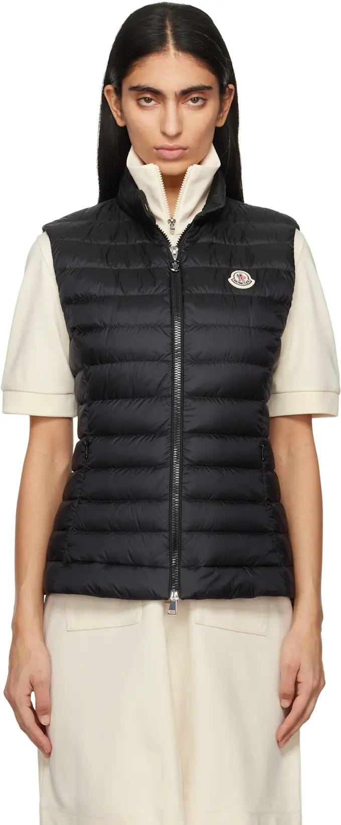 Black Igens Down Vest by MONCLER