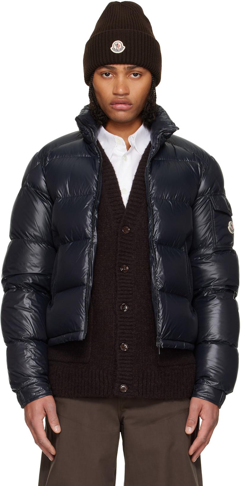 Black Levitha Short Down Jacket by MONCLER