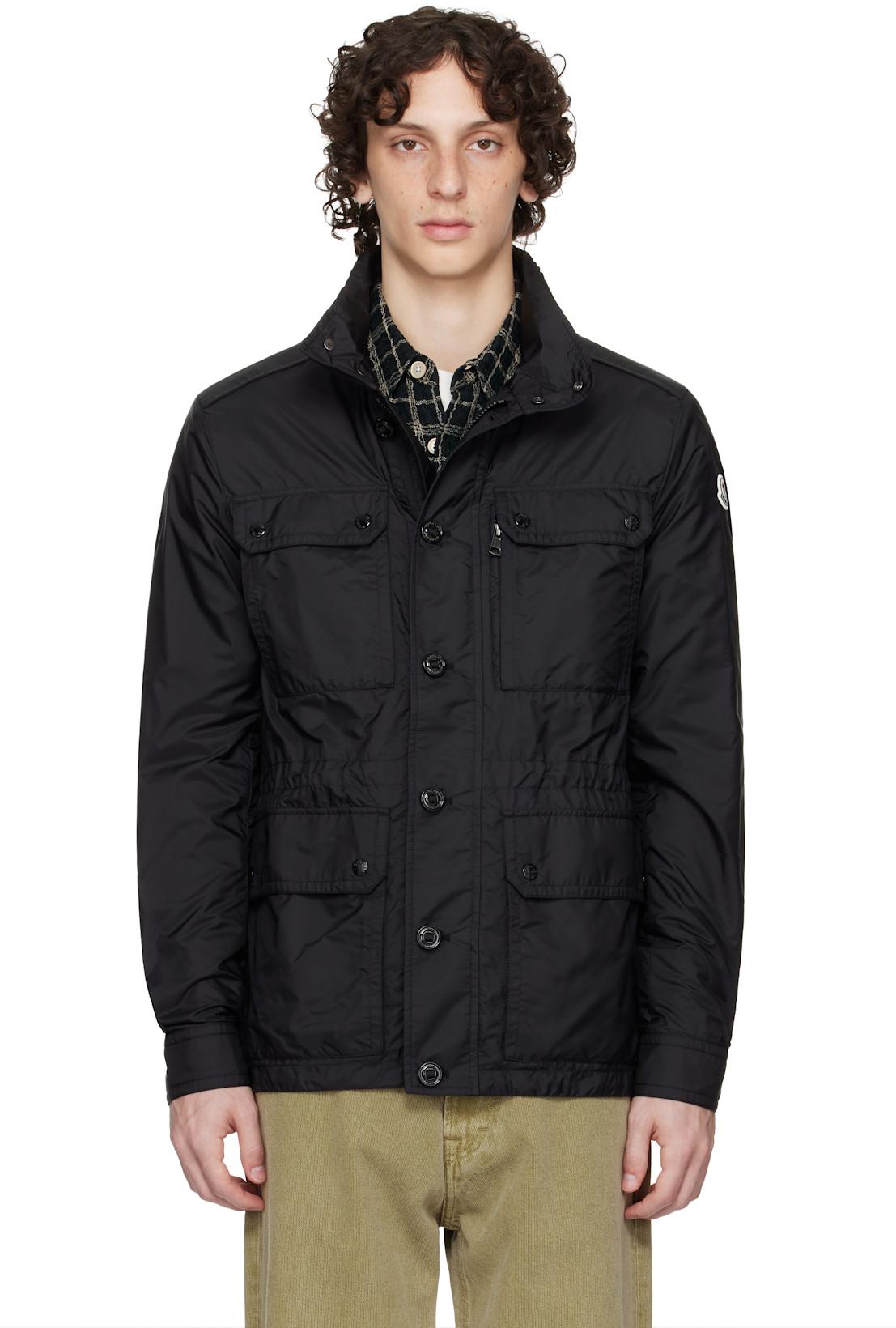 Black Lez Water-Repellent Field Jacket by MONCLER