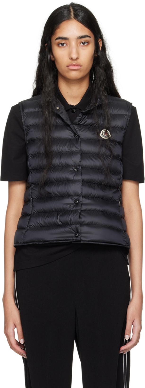 Black Liane Down Vest by MONCLER