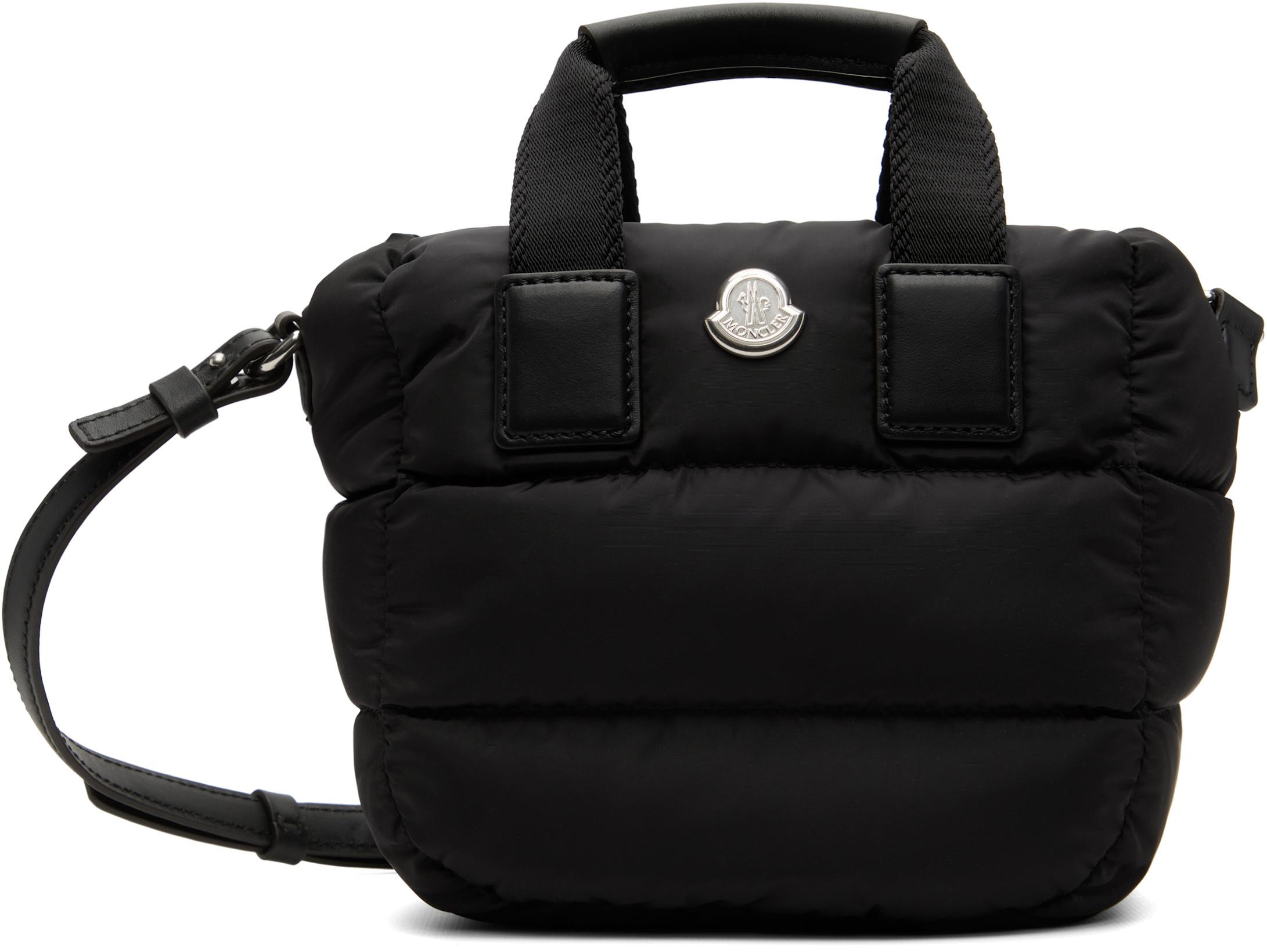 Black Micro Caradoc Cross Body Bag by MONCLER