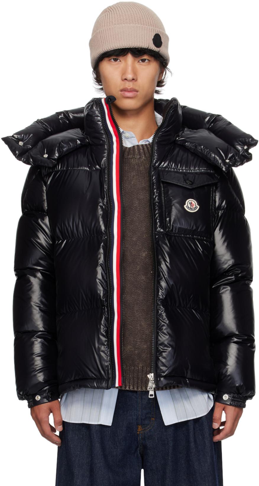 Black Montbeliard Down Jacket by MONCLER