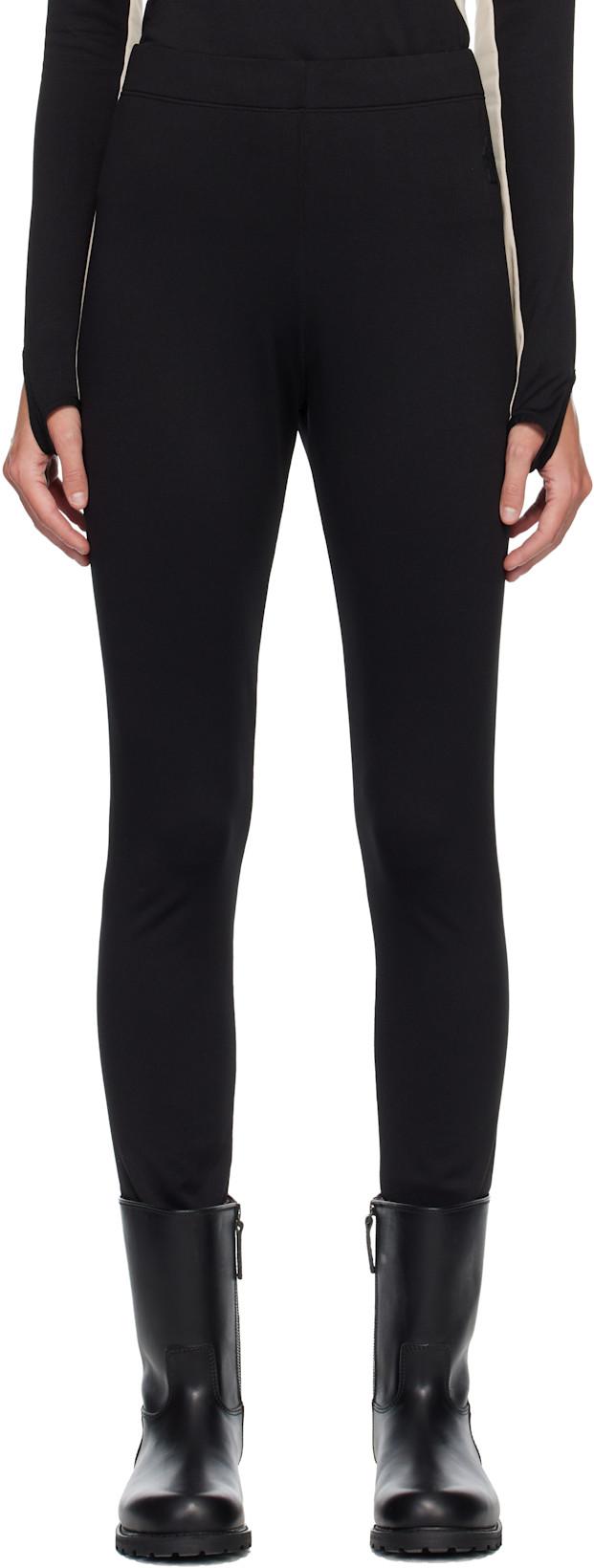Black Polartec Leggings by MONCLER