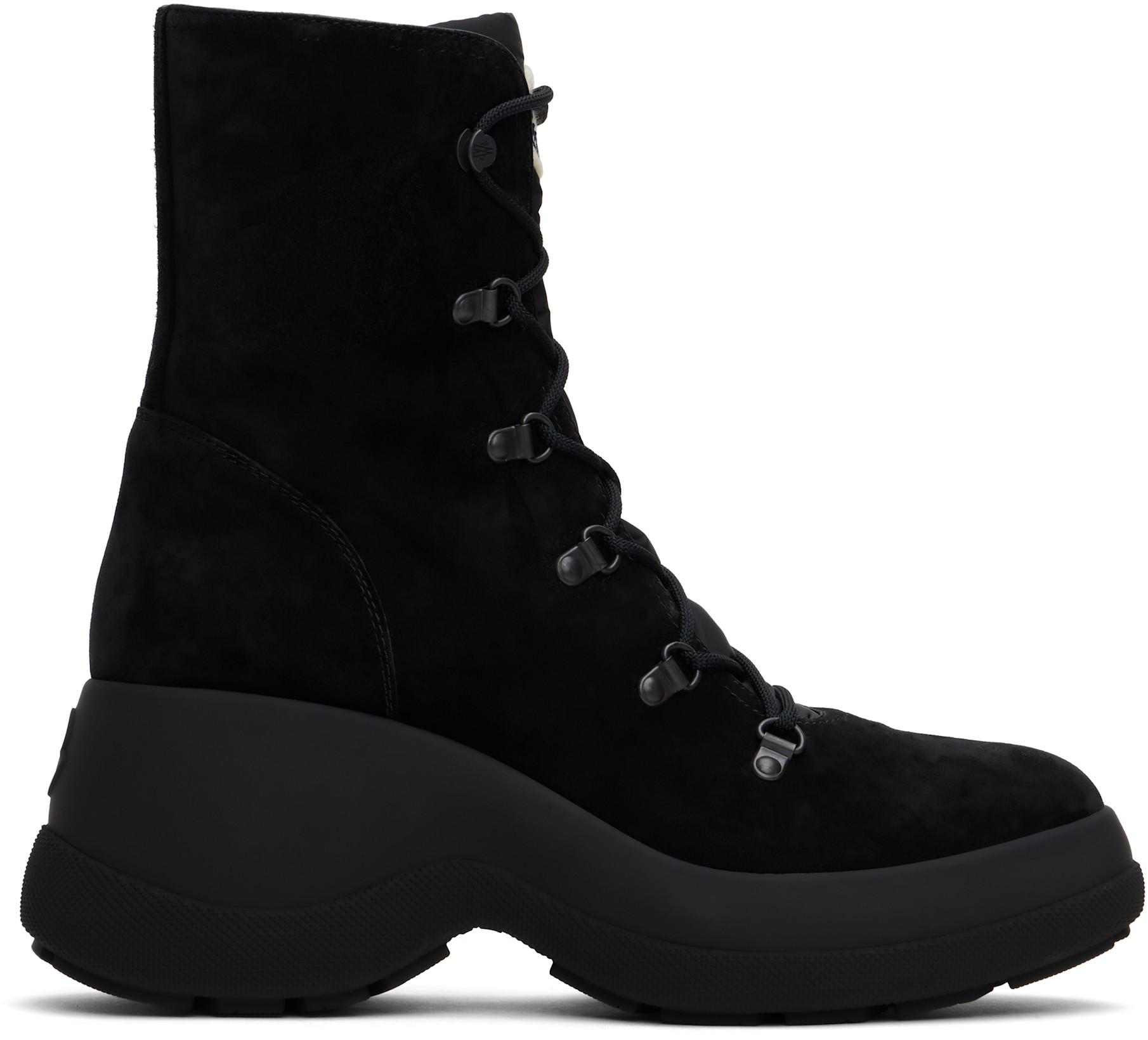 Black Resile Trek Boots by MONCLER