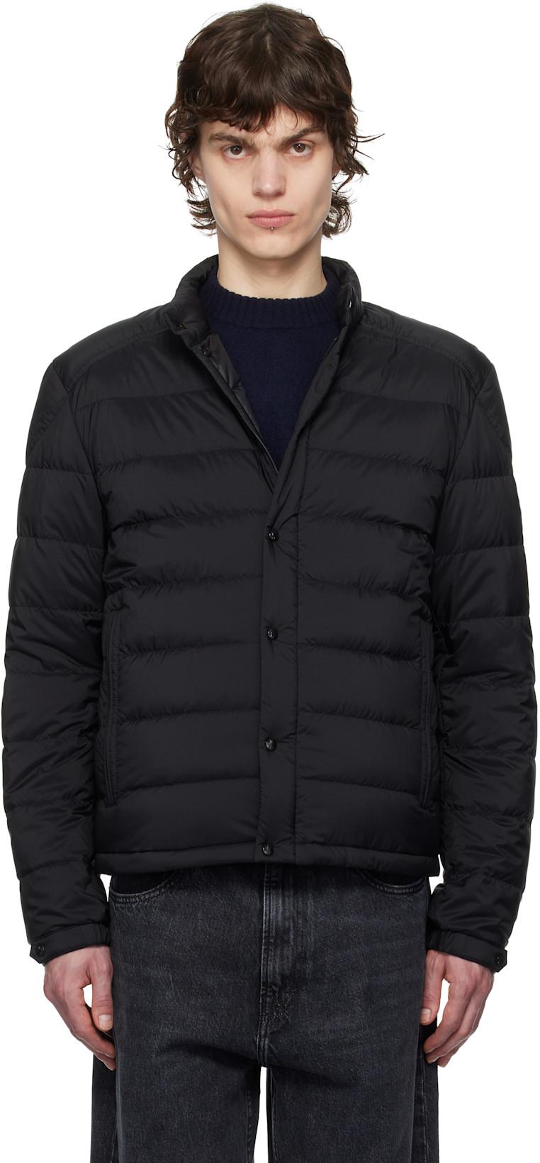 Black Selves Short Down Jacket by MONCLER