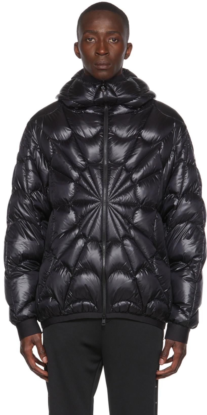 Black Spider Down Jacket by MONCLER