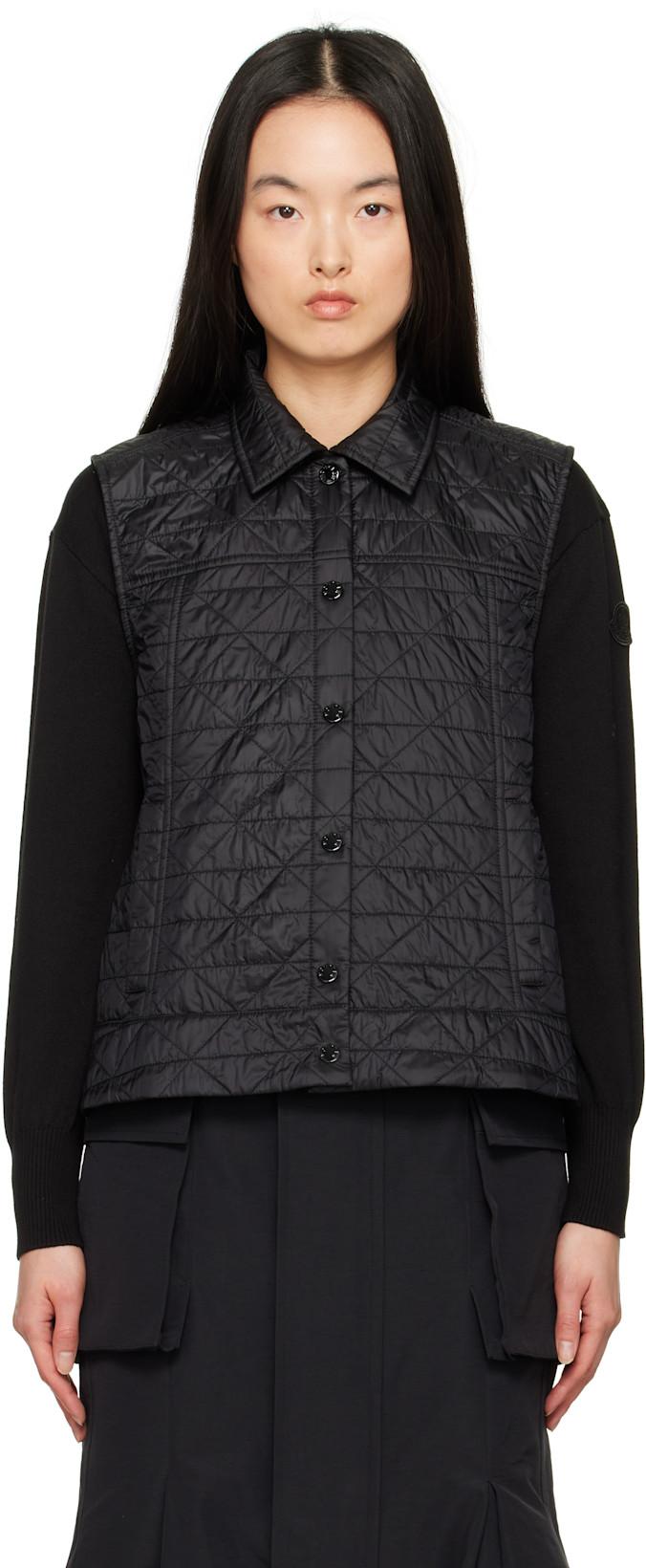 Black Vayres Vest by MONCLER