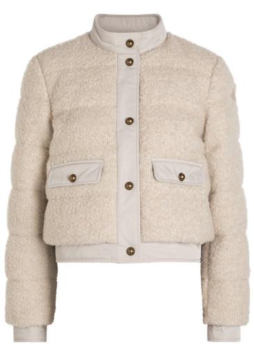 Blandy padded bouclé jacket by MONCLER