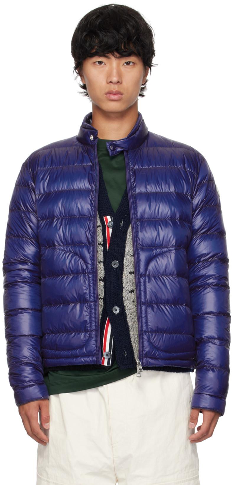 Blue Acorus Down Jacket by MONCLER