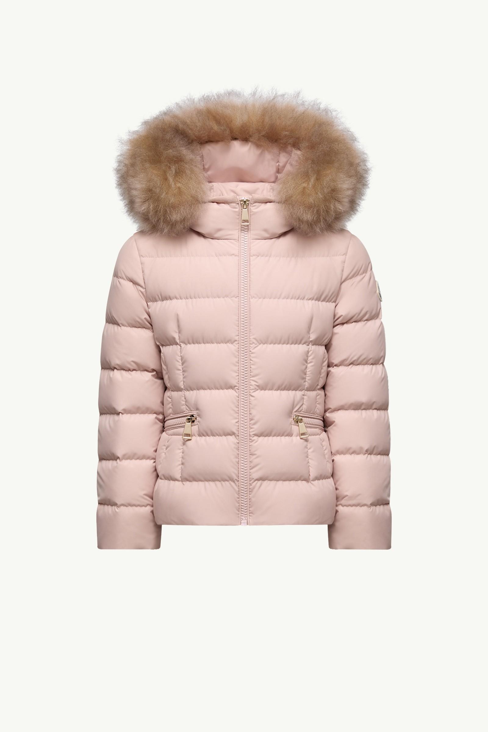 Boedette Hooded Shearling-Trimmed Down Jacket by MONCLER