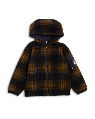 Boys' Aubrac Plaid Hooded Jacket - Little Kid by MONCLER