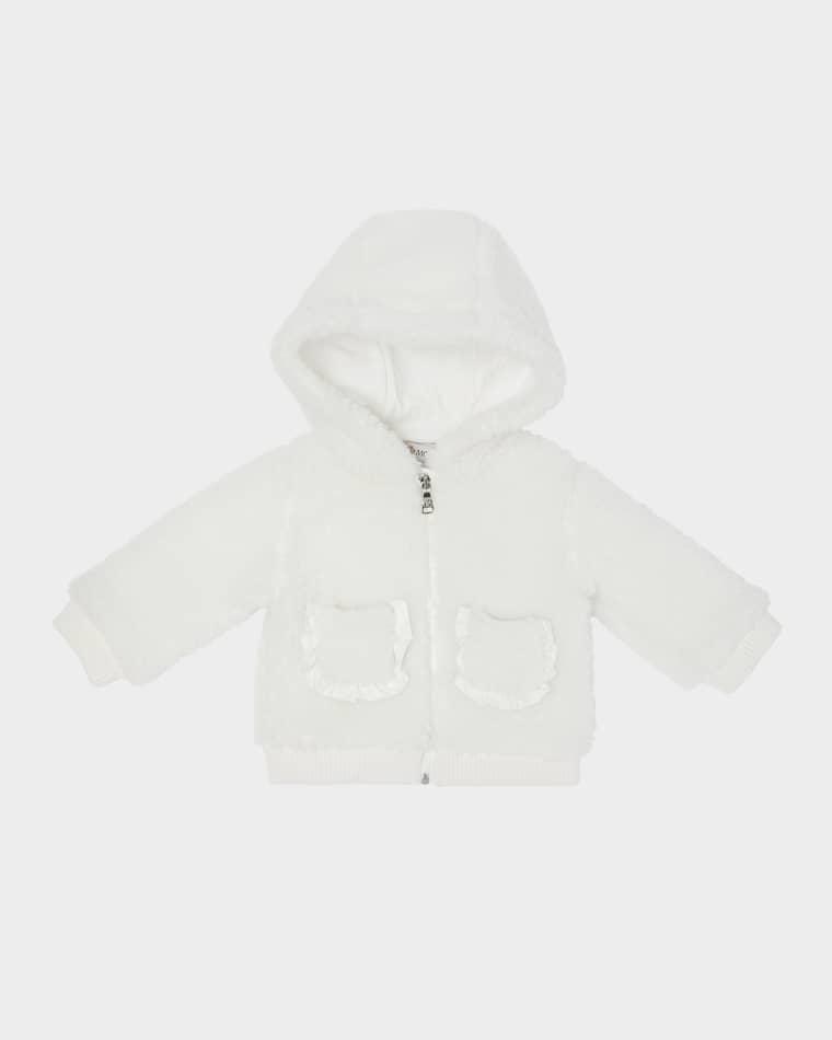 Boy's Fleece Zip-Front Pocketed Cardigan, Size 6M-3 by MONCLER
