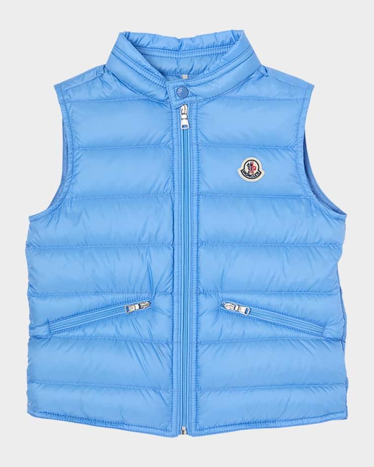 Boy's Gui Packable Down Vest, Size 12-14 by MONCLER