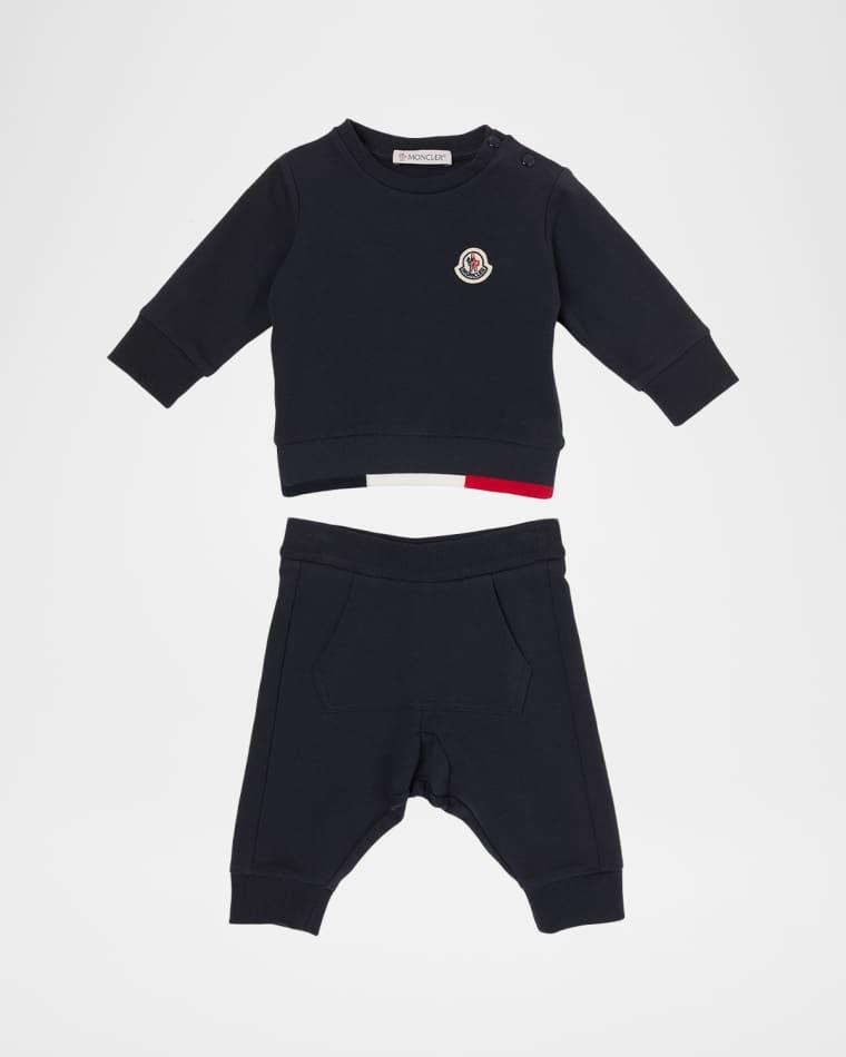 Boy's Knit Sweatshirt & Sweatpants Set, Size 3M-3 by MONCLER