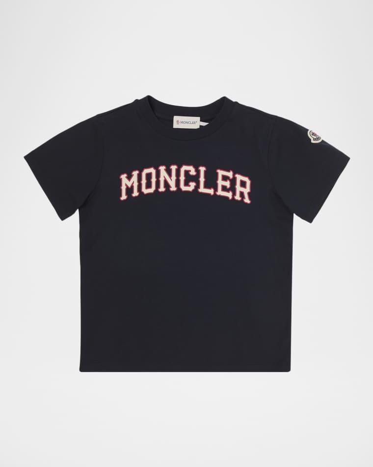 Boy's Logo-Print Cotton T-Shirt, Size 8-10 by MONCLER