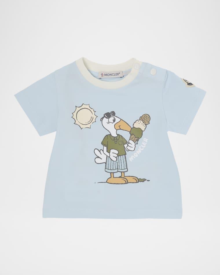 Boy's MonDuck Graphic-Print Cotton T-Shirt, Size 6M-3 by MONCLER