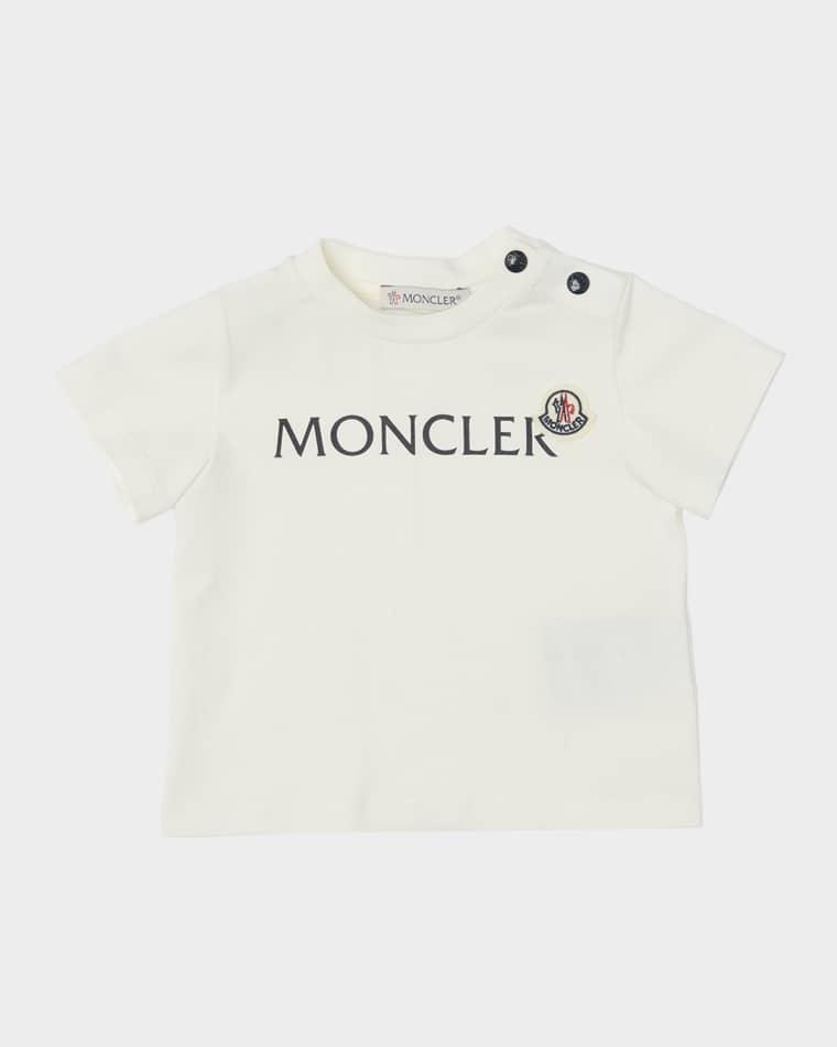 Boy's MonDuck Logo-Print Short-Sleeve T-Shirt, Size 3M-3 by MONCLER