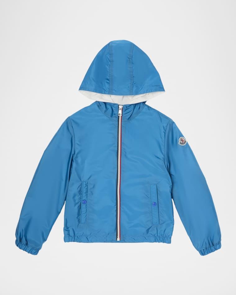 Boy's New Urville Hooded Rain Jacket, Size 8-10 by MONCLER