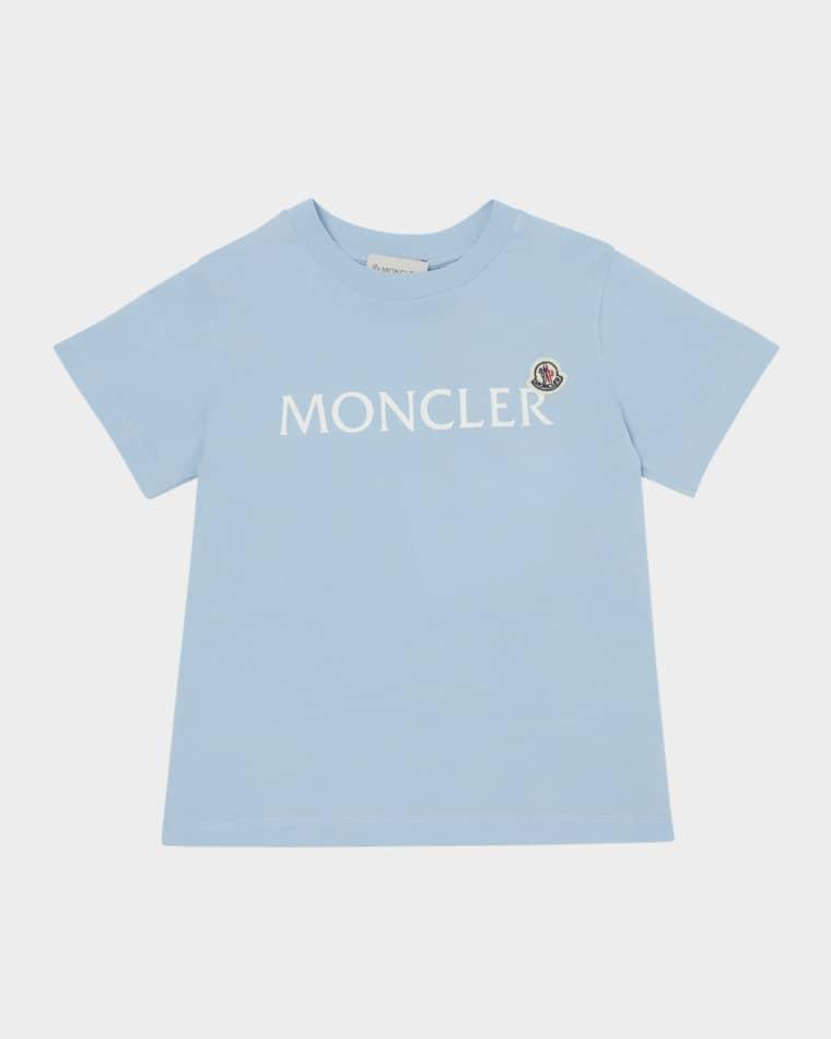 Boy's Short-Sleeve Logo T-Shirt by MONCLER