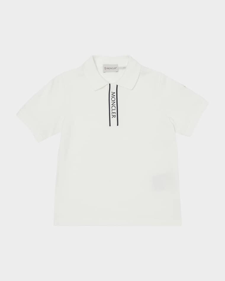Boy's Short-Sleeve Polo Shirt by MONCLER