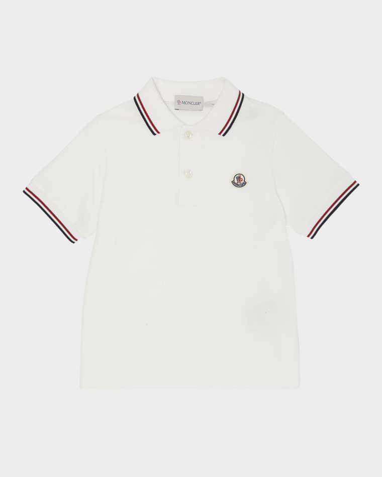 Boy's Short-Sleeve Polo Shirt by MONCLER