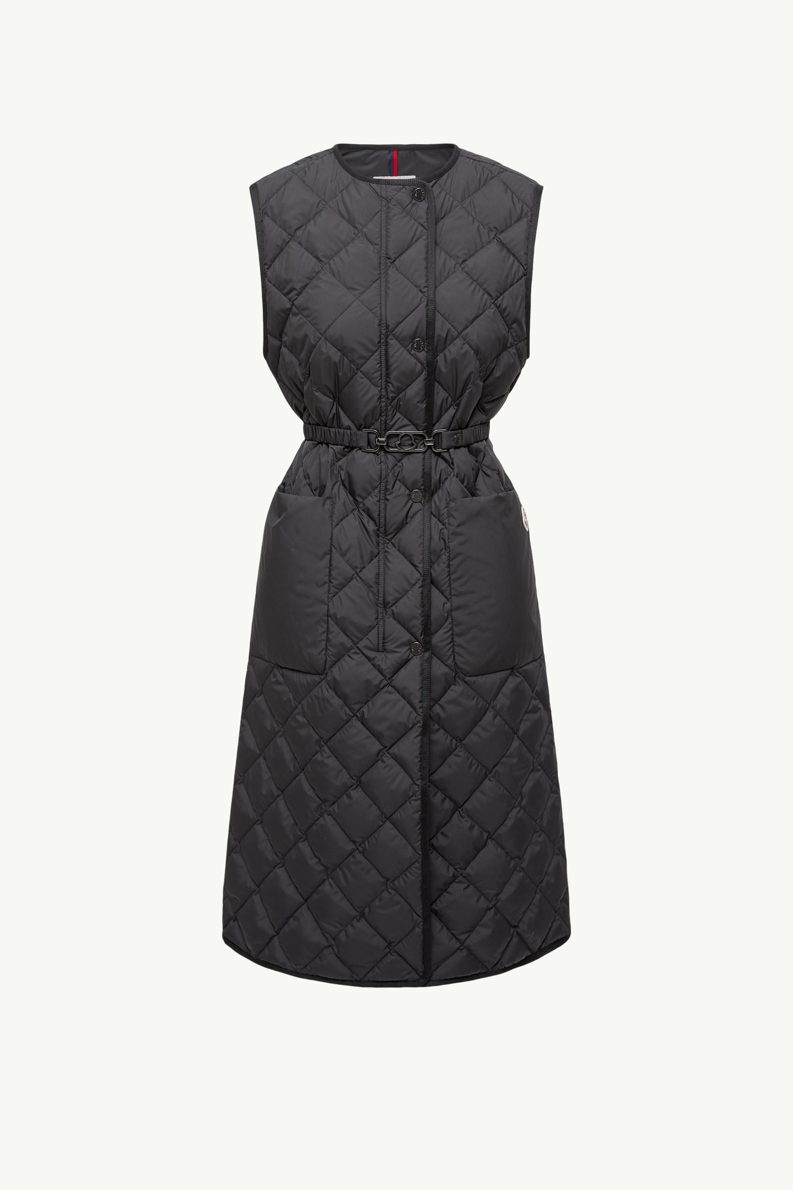 Butor Diamond-Quilted Long Down Vest by MONCLER