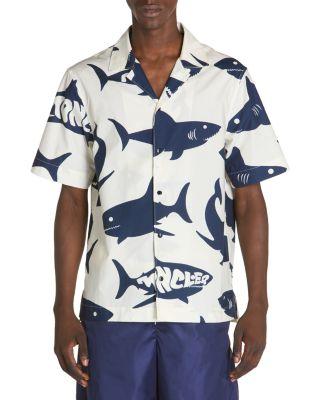 Camp Collar Short Sleeve Shirt by MONCLER