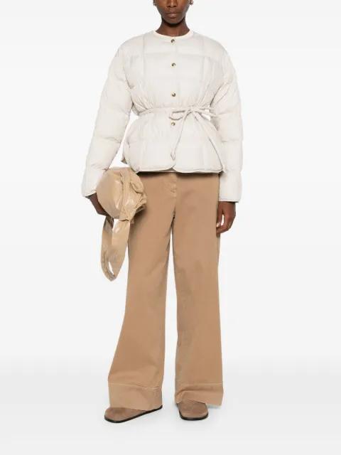 Caramagne belted quilted jacket by MONCLER