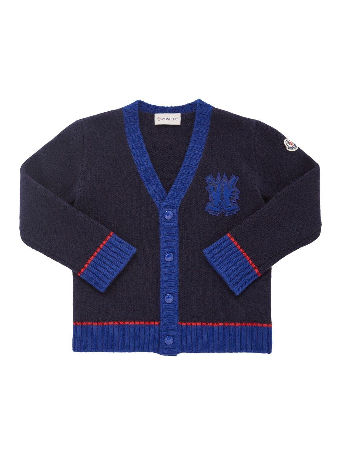 Carded Wool Cardigan by MONCLER