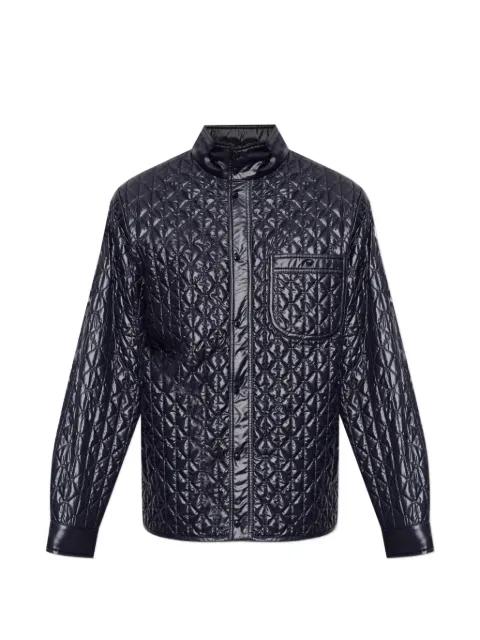Cleorine geometric-quilted padded jacket by MONCLER
