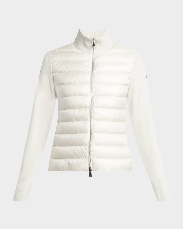 Combo Down Short Cardigan by MONCLER