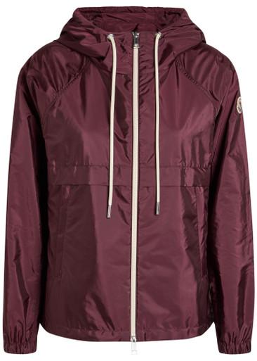 Coquelicot hoodied shell jacket by MONCLER
