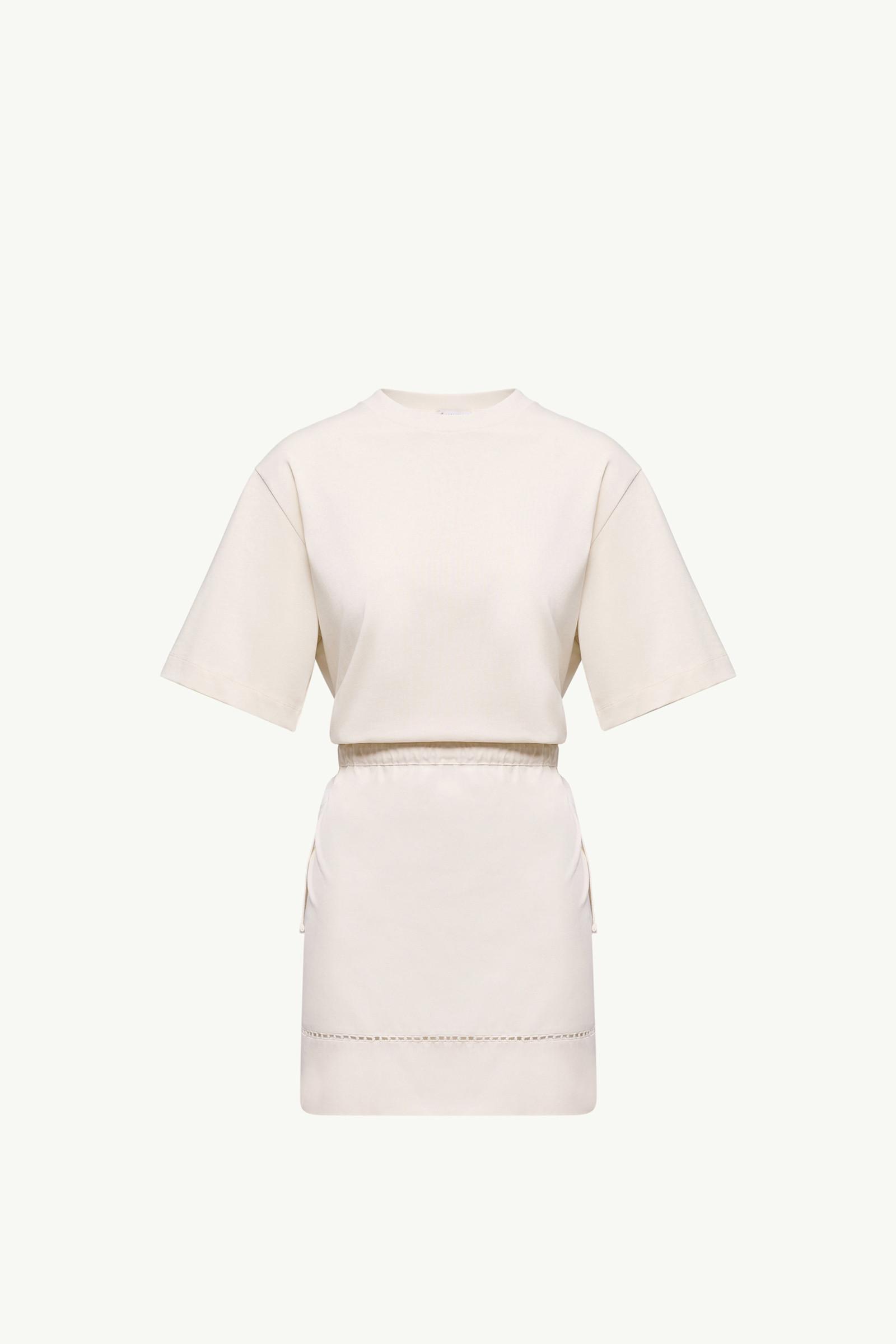 Cotton Blend Mini T-Shirt Dress by MONCLER
