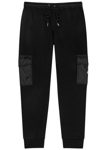 Cotton-blend cargo sweatpants by MONCLER