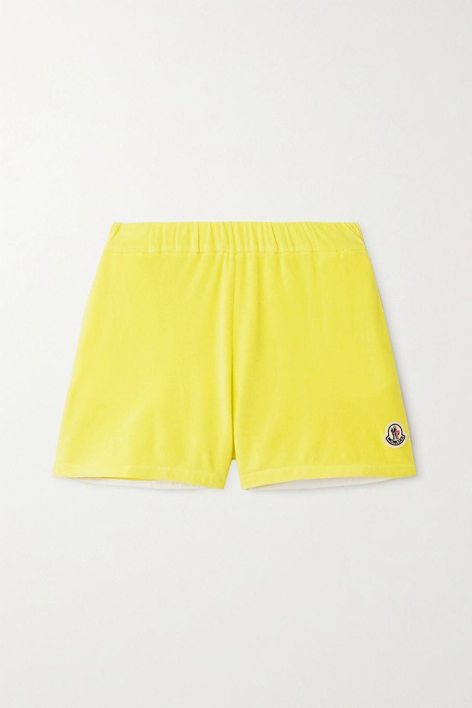 Cotton-blend terry shorts by MONCLER