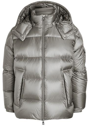Couyere quilted hoodied shell jacket by MONCLER