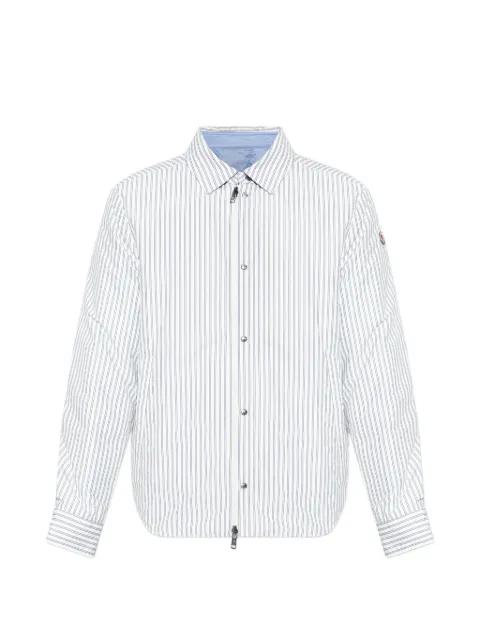 Crescent reversible striped quilted jacket by MONCLER