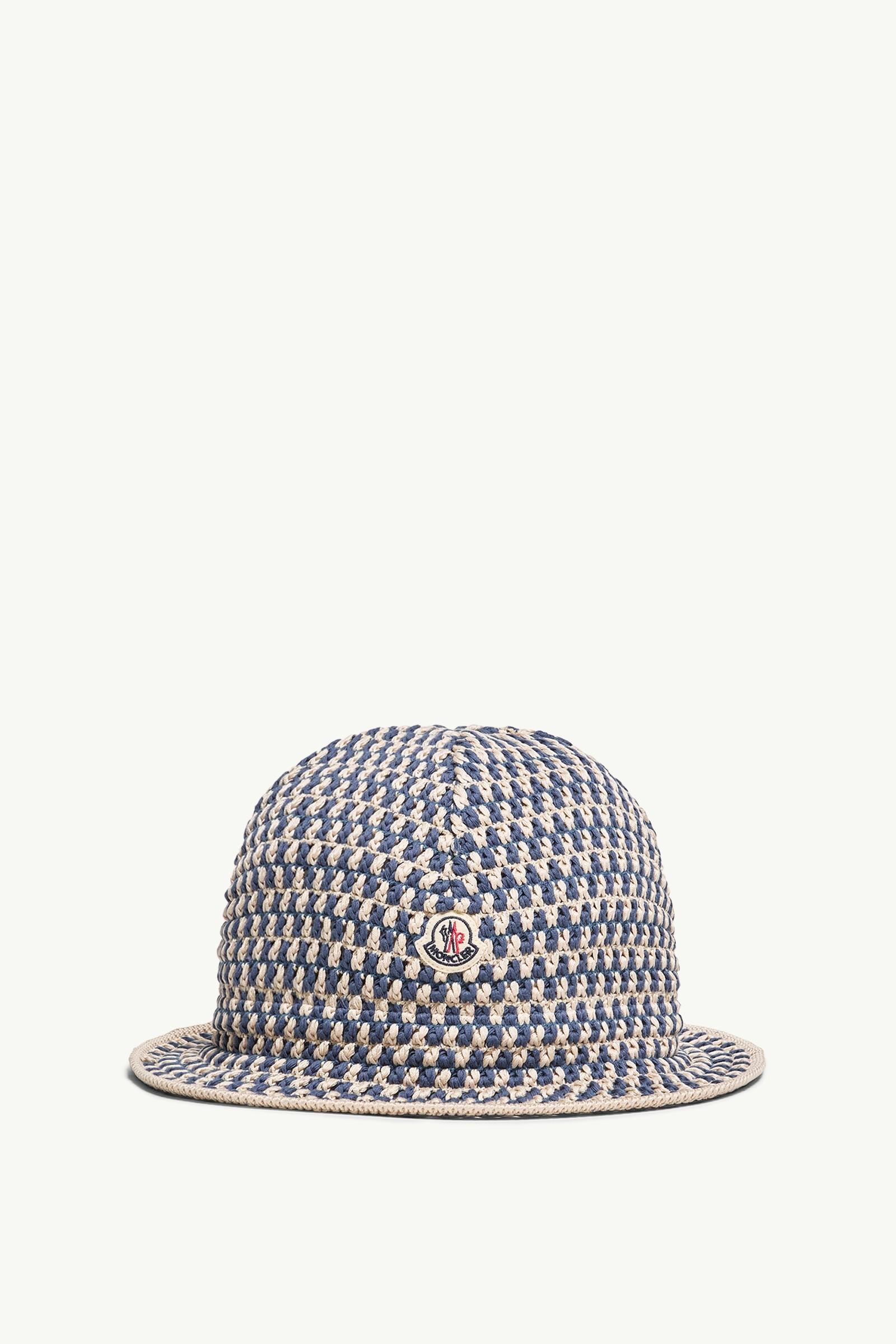 Crochet Cotton Blend Bucket Hat by MONCLER