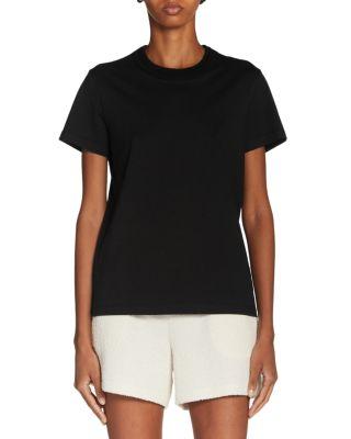 Crocheted Neck Tee by MONCLER