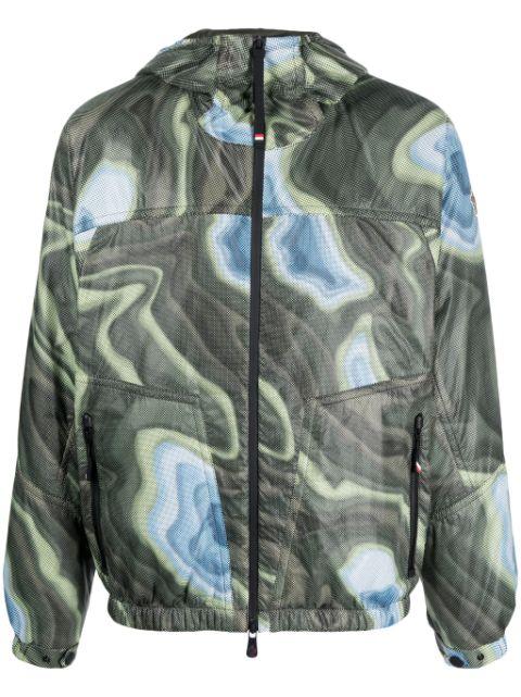 Day Namic abstract-print bomber jacket by MONCLER