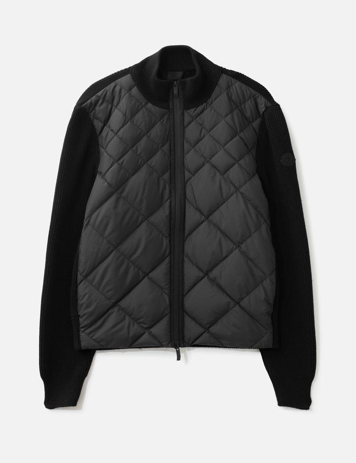 Diamond-Quilted Zip Cardigan by MONCLER