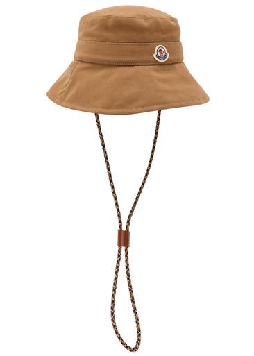 Drawstring cotton bucket hat by MONCLER