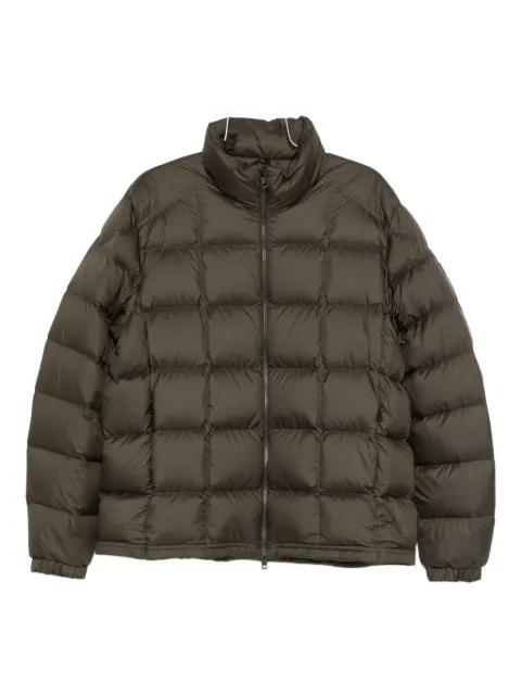 Eglise square-quilted hoodied down jacket by MONCLER