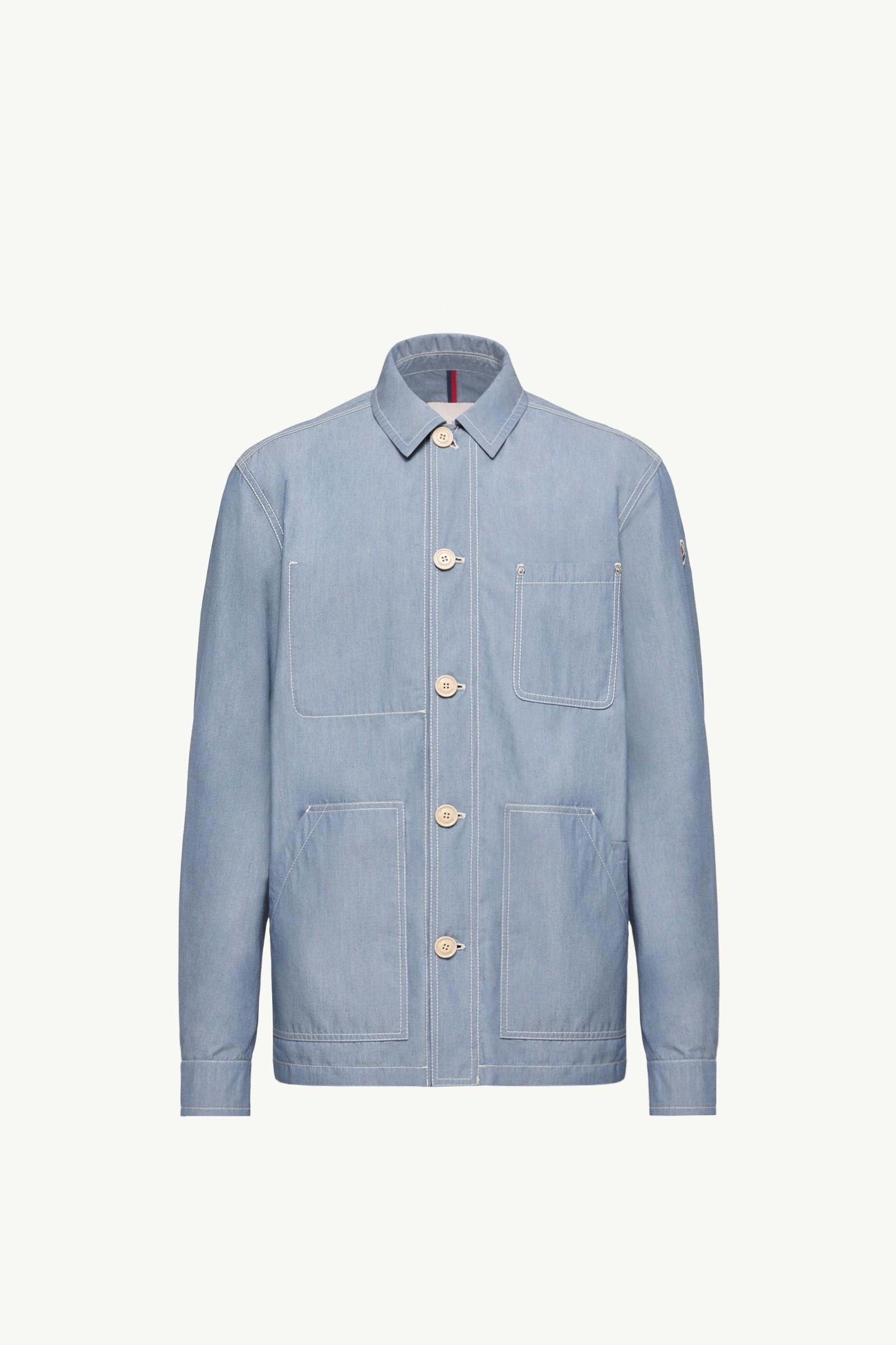 Elorn Chambray Shirt Jacket by MONCLER