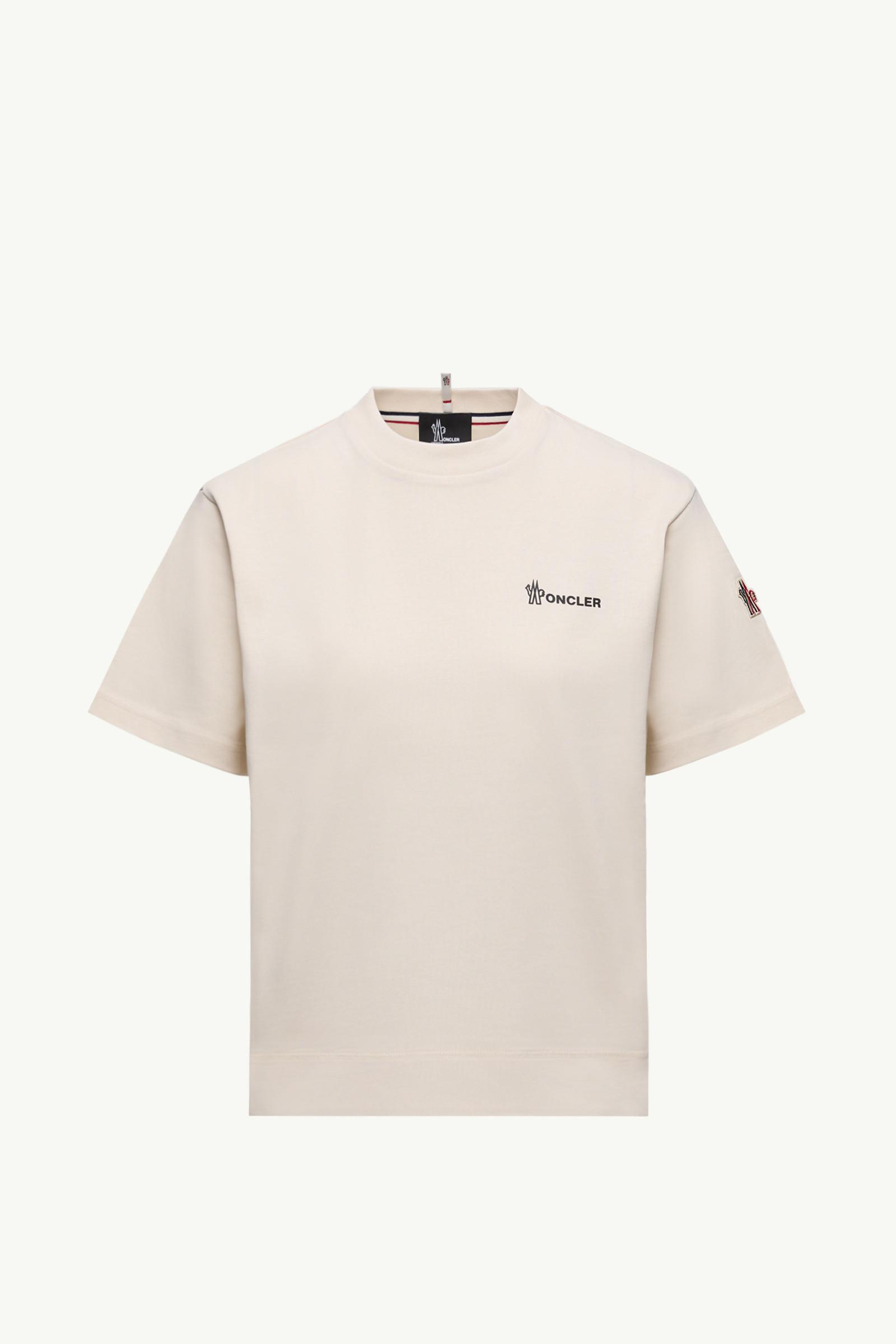 Embossed Logo Cotton T-Shirt by MONCLER