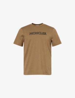 Embossed-Logo Cotton T-shirt by MONCLER