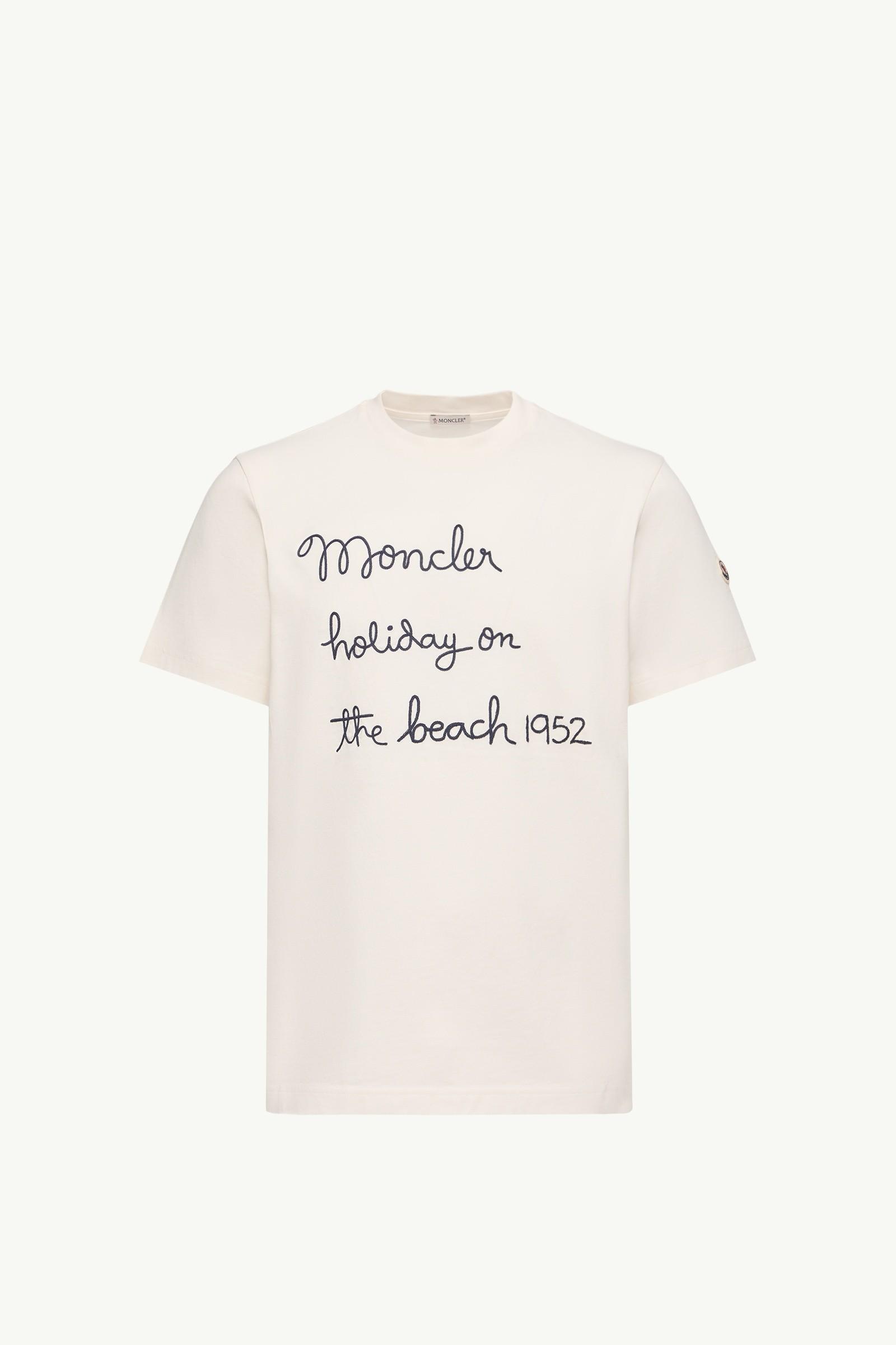 Embroidered Cotton T-Shirt by MONCLER