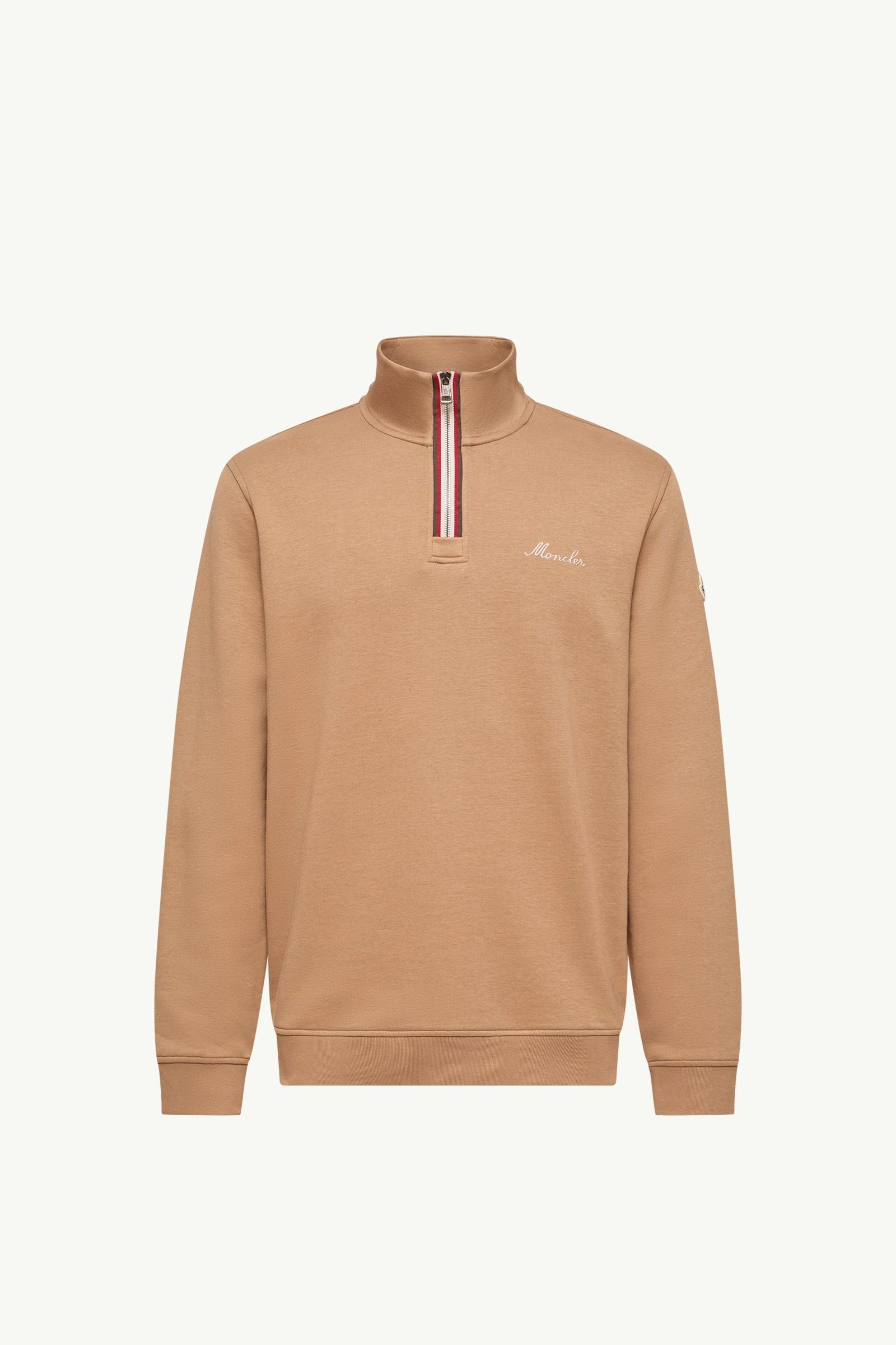 Embroidered Logo Turtleneck Sweatshirt by MONCLER